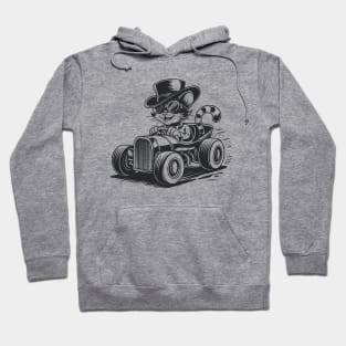 Hot Rod Cat Hoodie